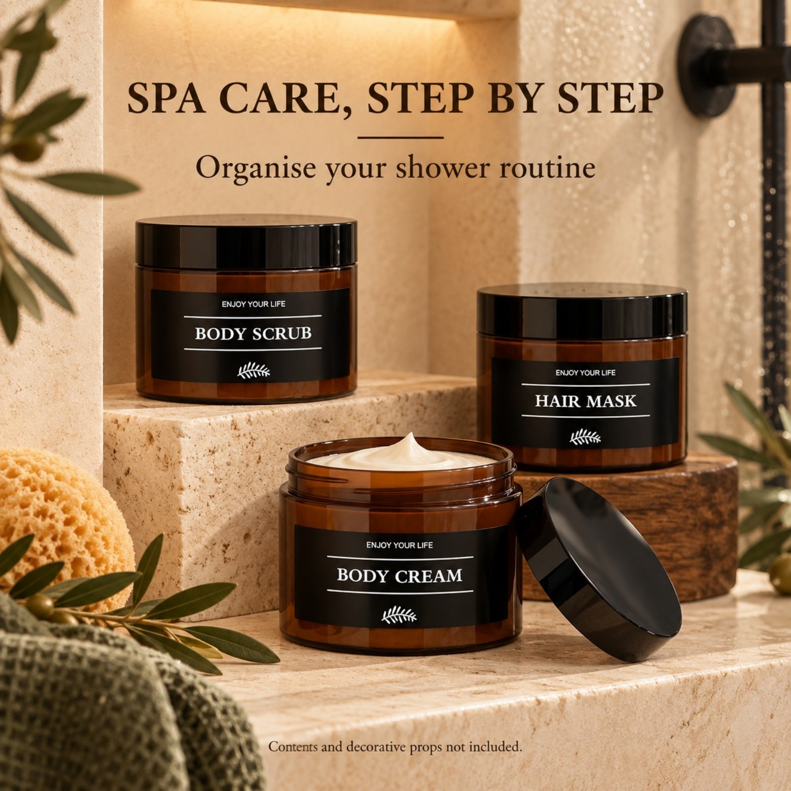 3PCS Bathroom Storage Jars wit - Hair Care review and price