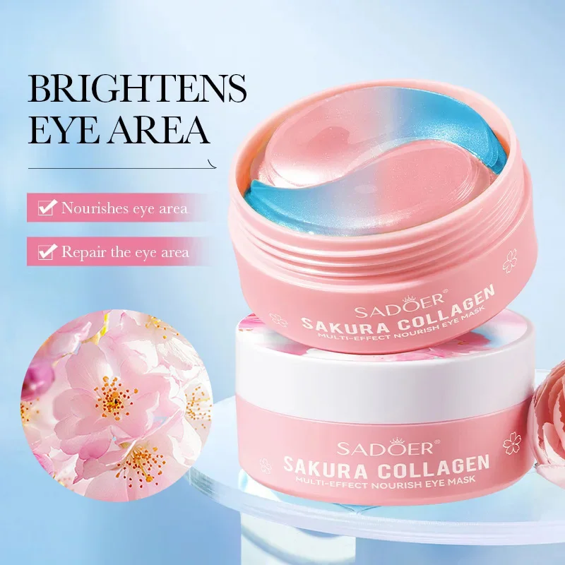 60pcs Sakura Collagen Eye Mask - Collagen Under Eye Patches review and price