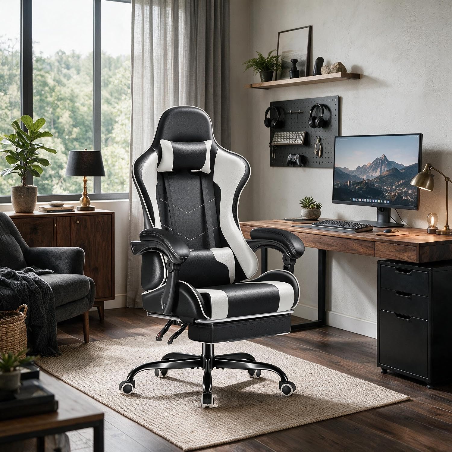 Furmax Gaming Chair, Video Gam - Massage review and price