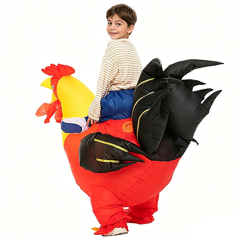 Halloween Funny Rooster Inflat - Makeup review and price