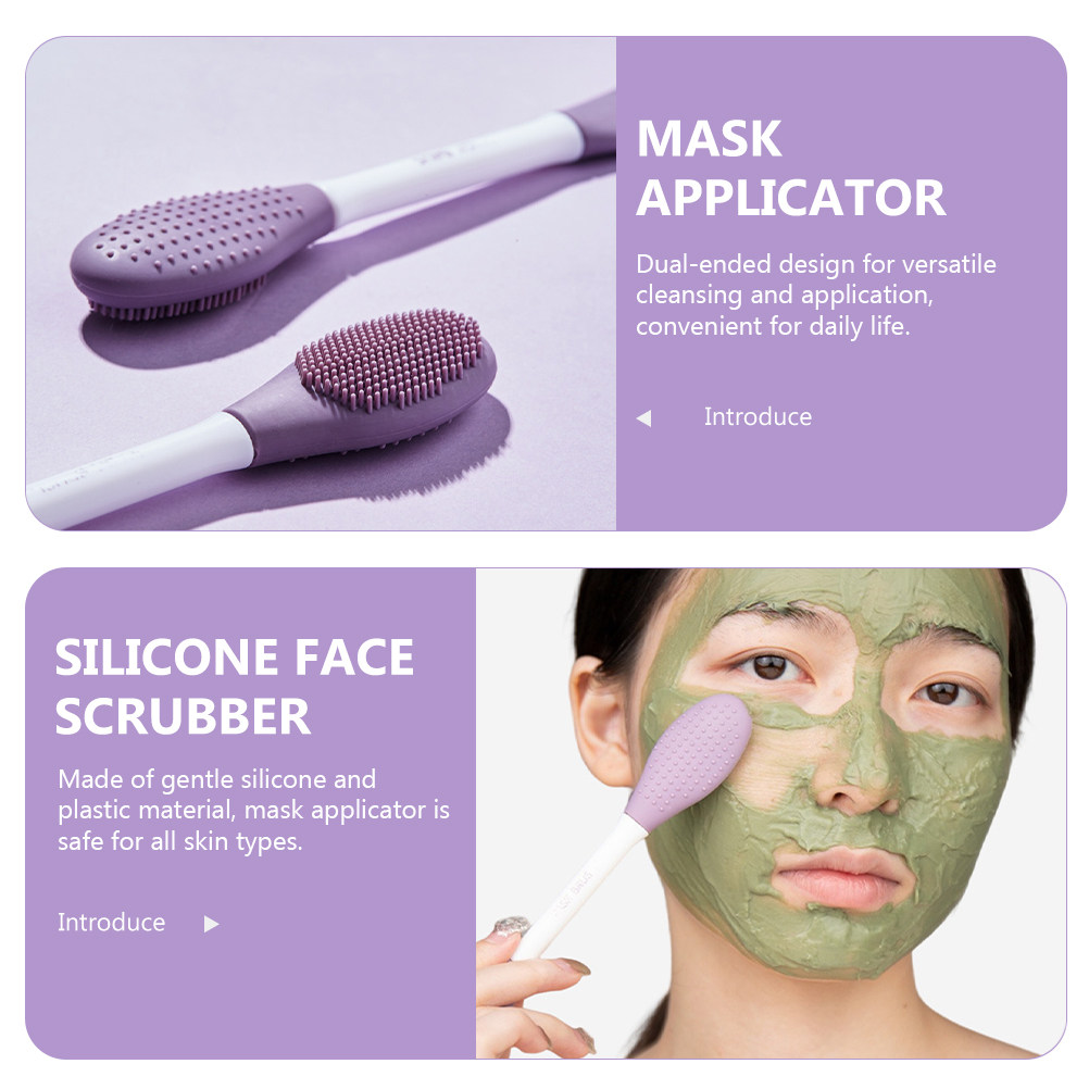 Dual-Head Silicone Face Mask B - Silicone Face Scrubber Electric review and price