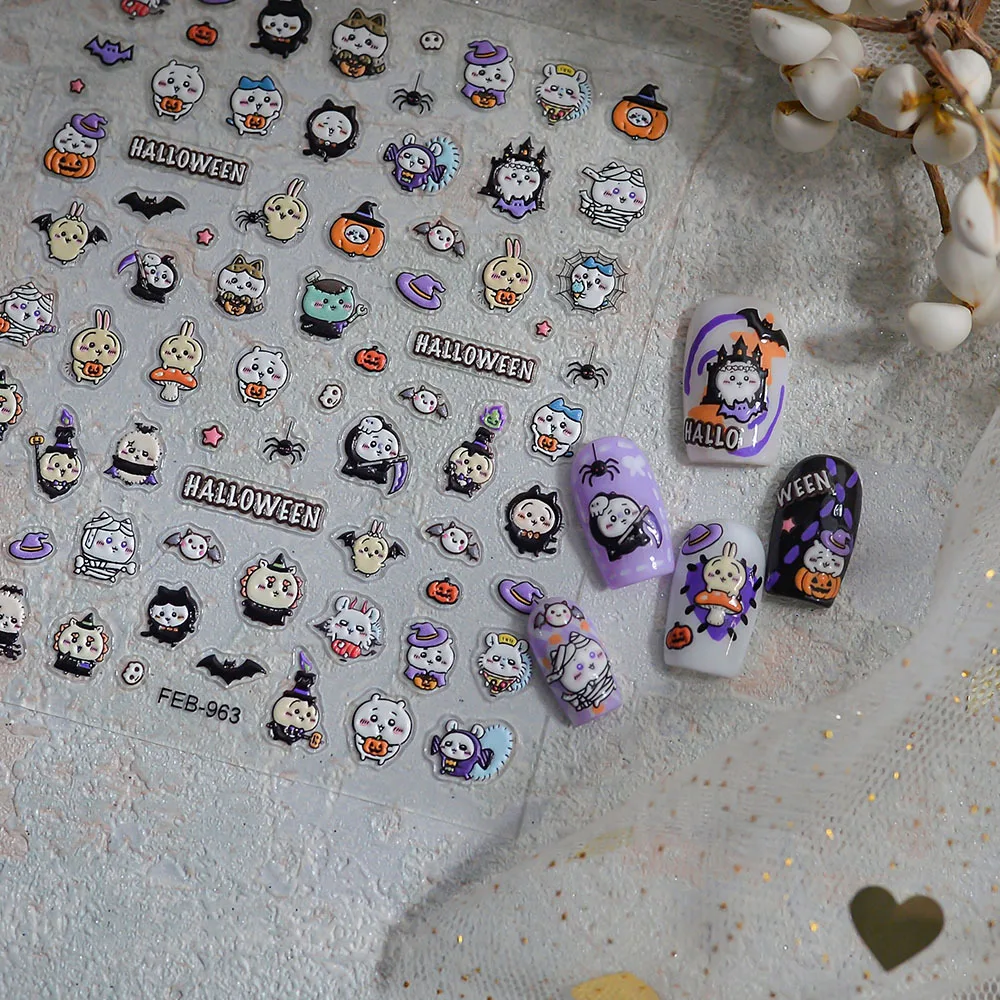 New Chiikawa 5D Embossed Nail  - Nail Art review and price