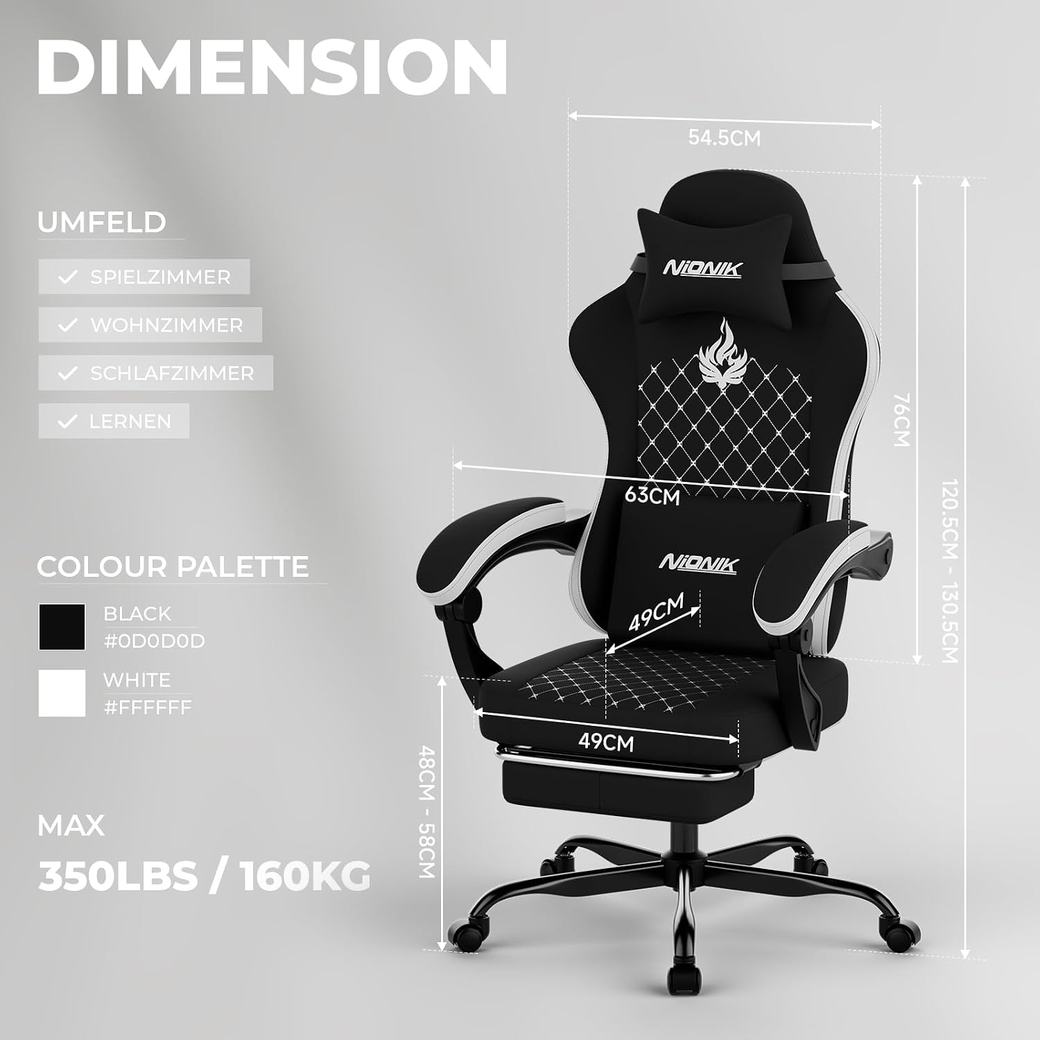 Gaming Chair with Massage,Ergo - Massage review and price